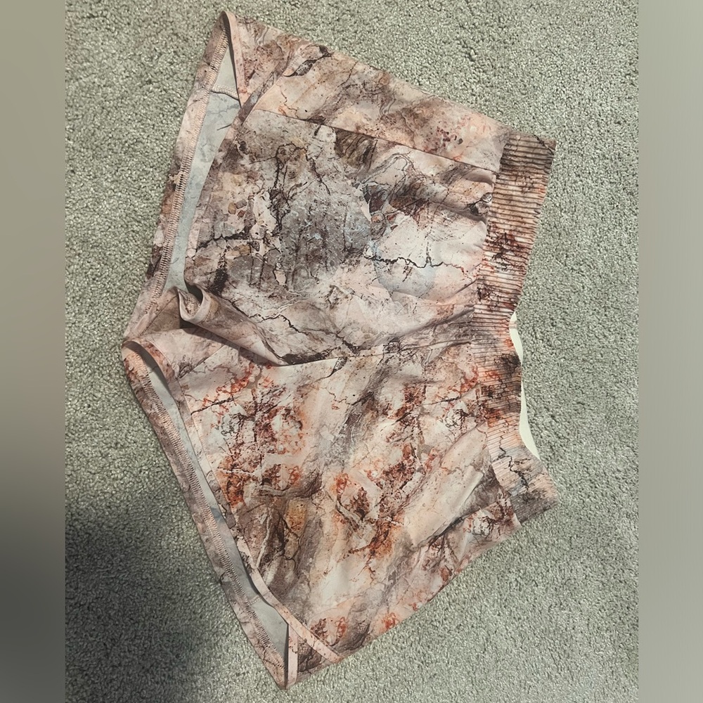 calia pink marble shorts size s